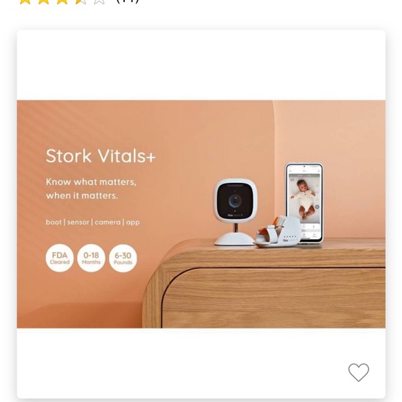 New in Box Masimo Stork+ Vitals Smart Home Baby Monitoring System - Picture 6 of 7